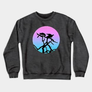 Cuervos en un arbol Crewneck Sweatshirt